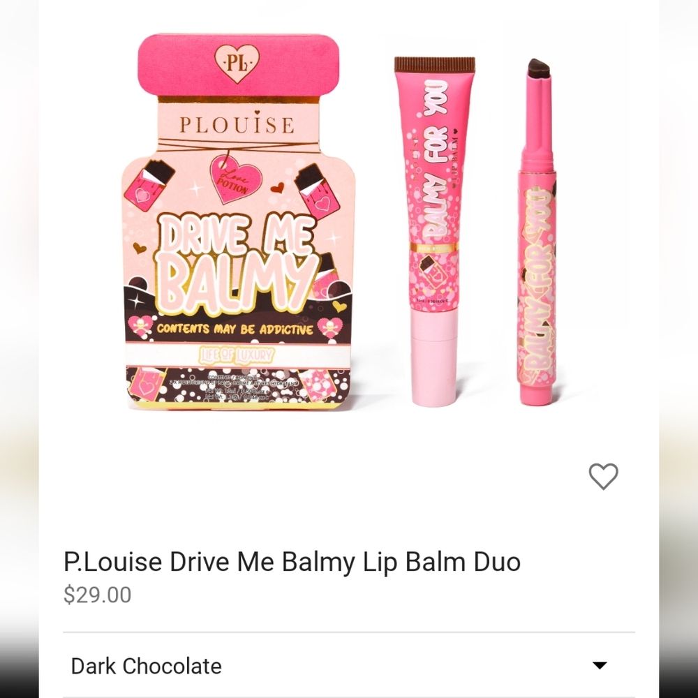 Plouise "Drive me Balmy" Lip Balm Set